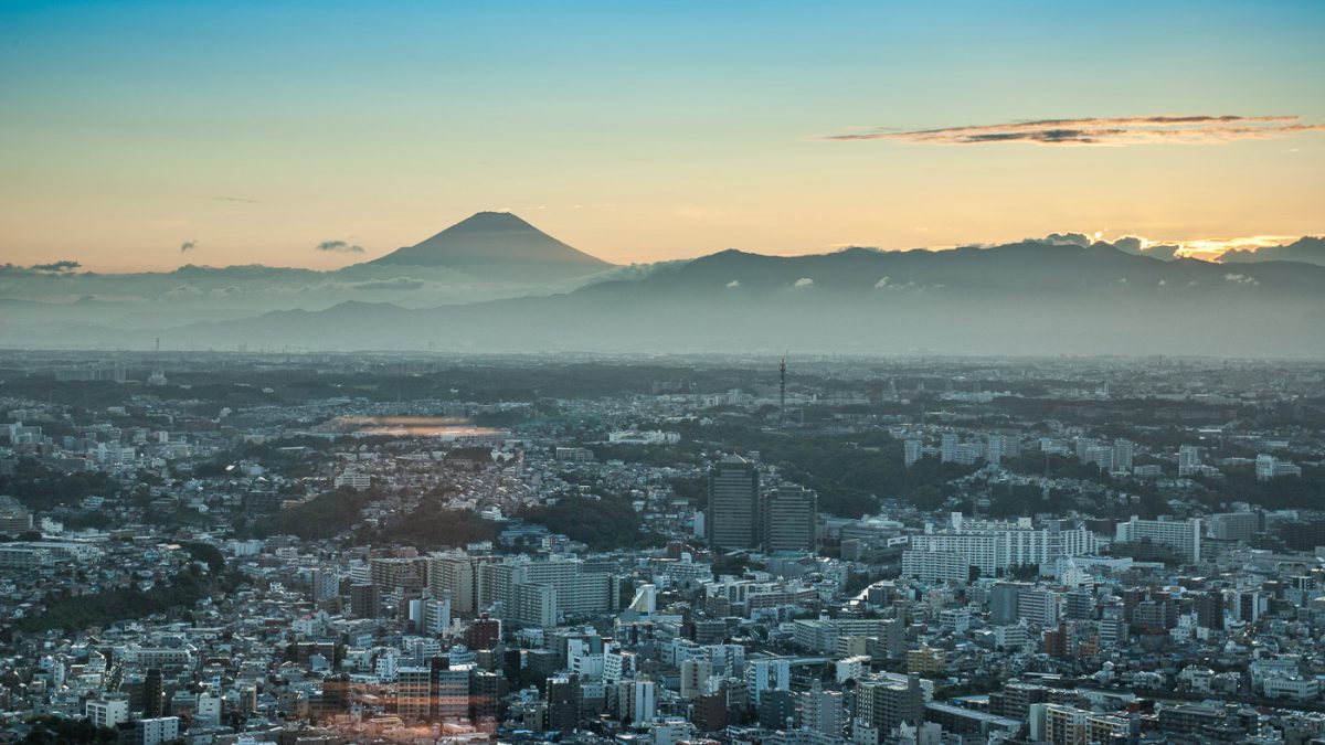 Fuji from Yokohama